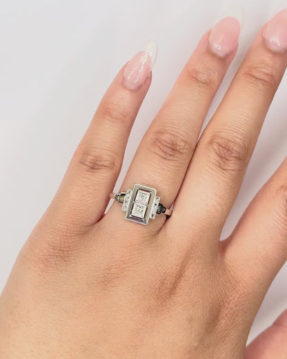 Art Deco Diamond Ring "Noelie"