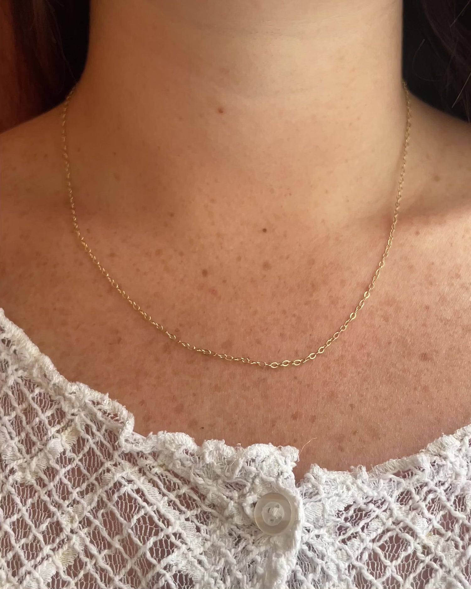 Chaîne Or Jaune 14 carats “Flore”