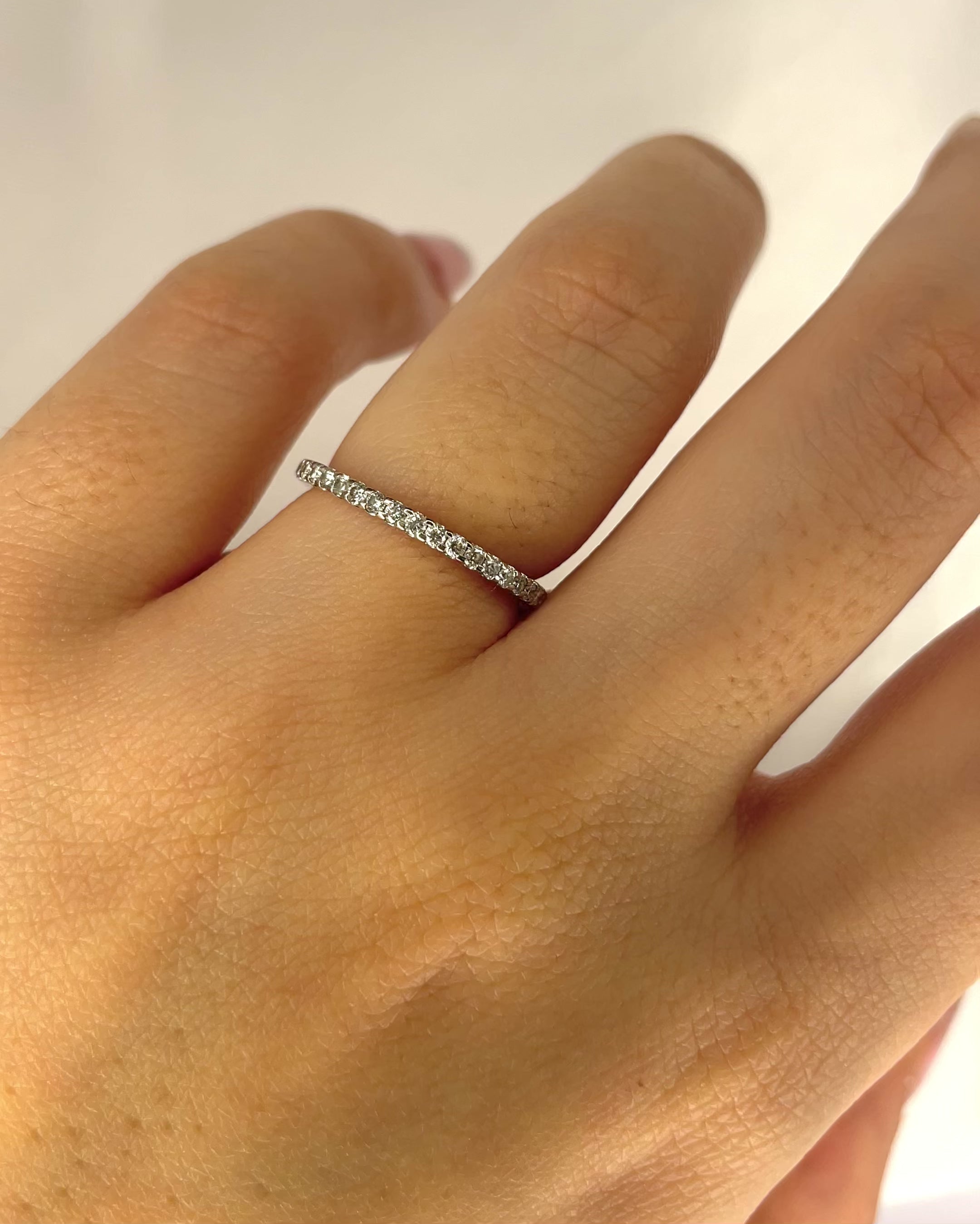 Demi-Alliance Diamants 0.20 carat "Sarah"