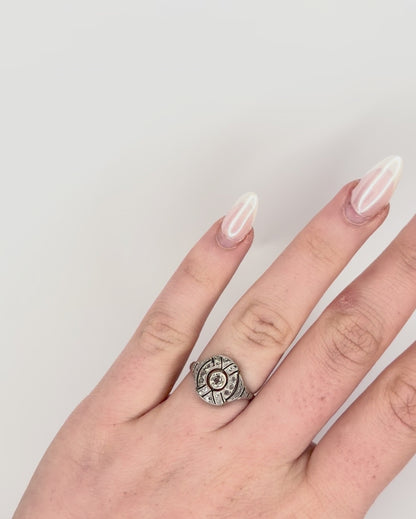 Bague Art-Déco Diamants "Estelle"