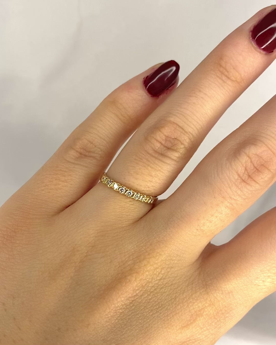 Diamond Half-Eternity Ring "Sophie"