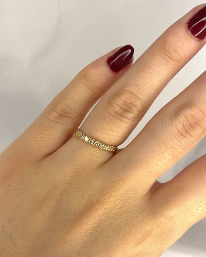 Diamond Half-Eternity Ring "Sophie"