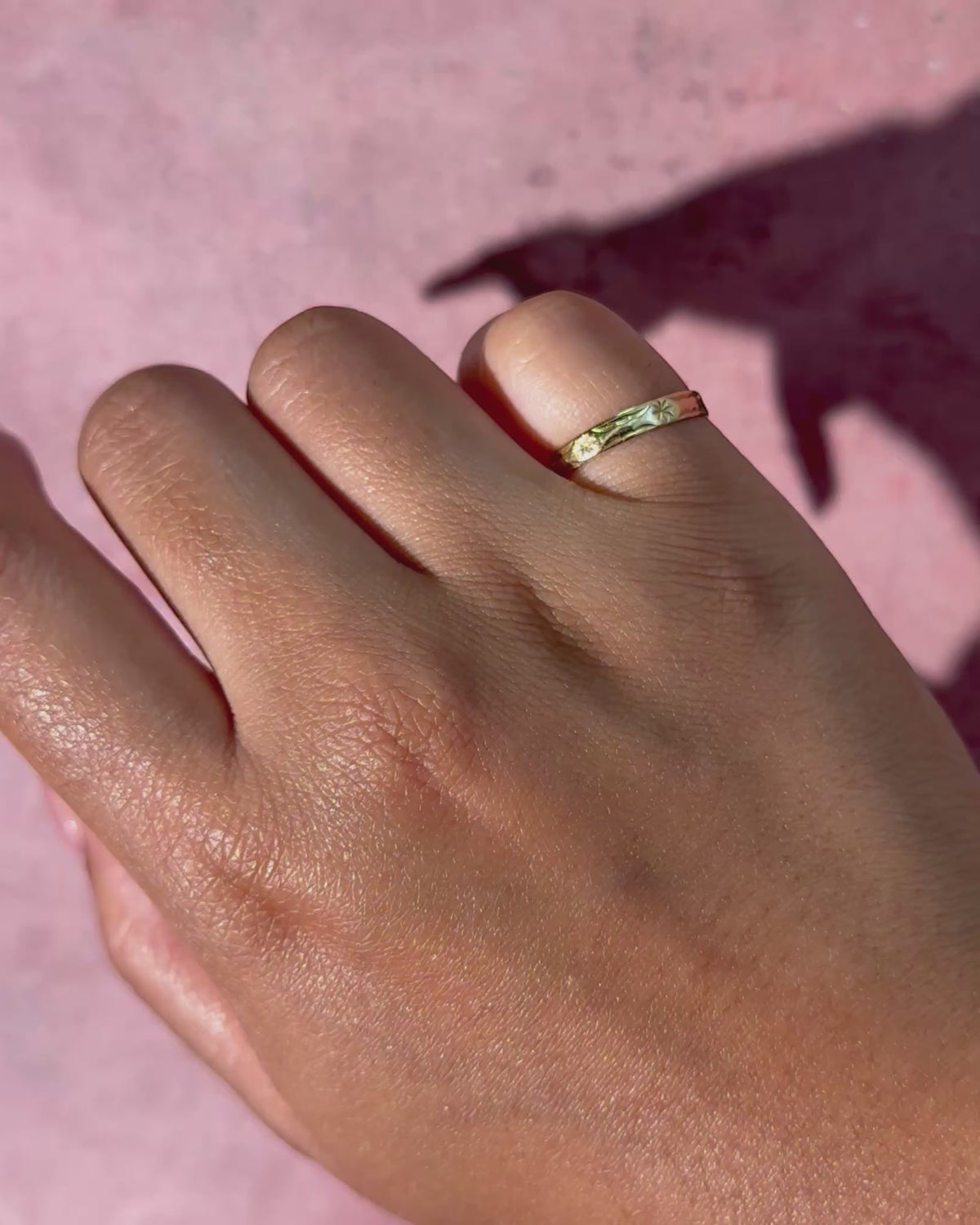 18-karat yellow gold wedding band, 2.9mm "Solange"