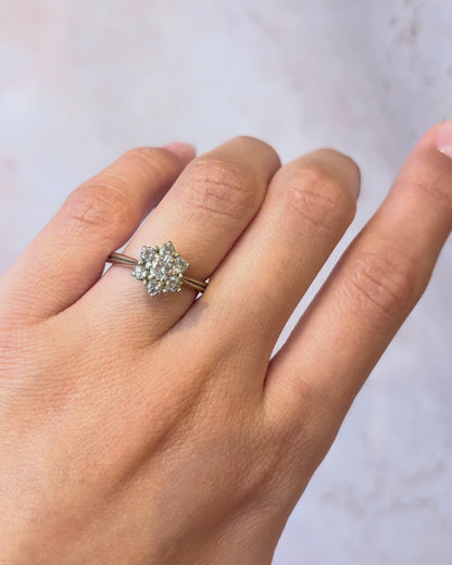 Bague Marguerite Diamants 0.61 carat "Sienna"