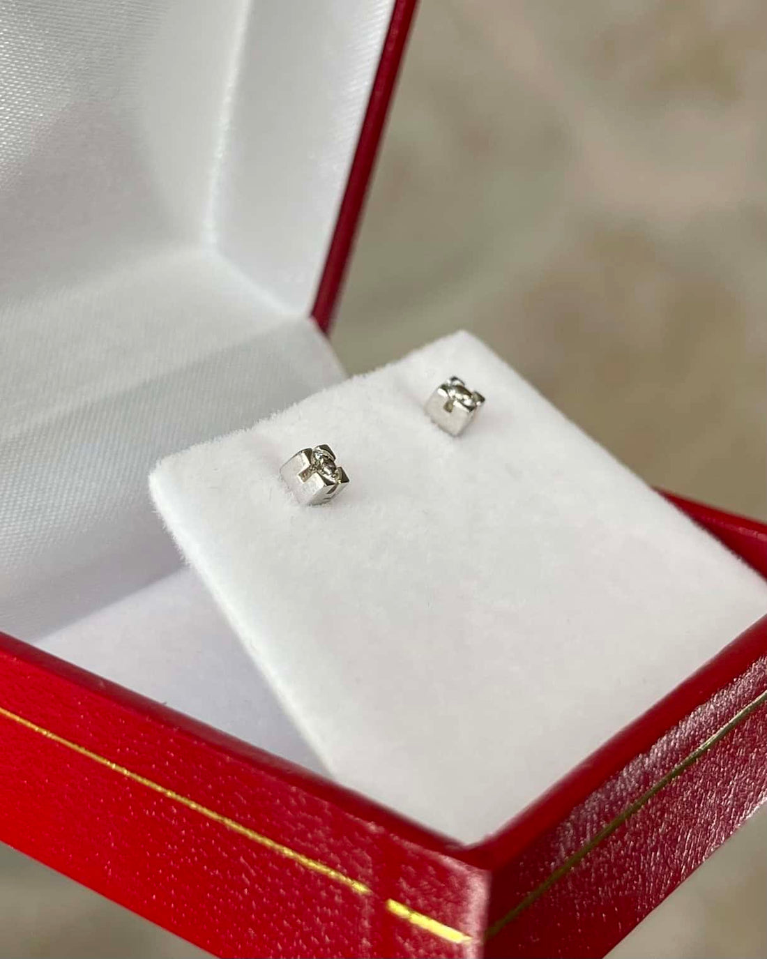 "Élissa" Vintage Diamond Earrings