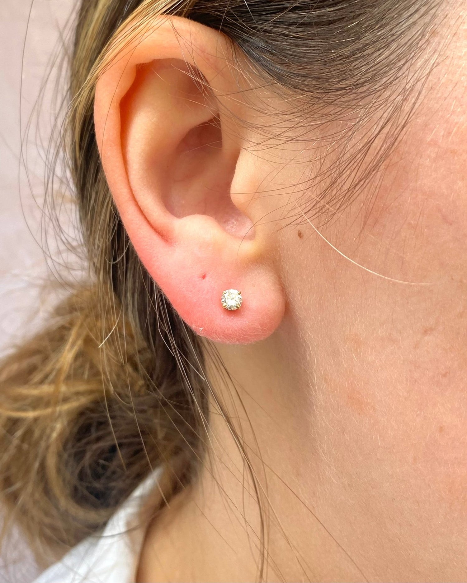 Puces Diamant 0.34 carat "Clarisse" - Elliade Paris