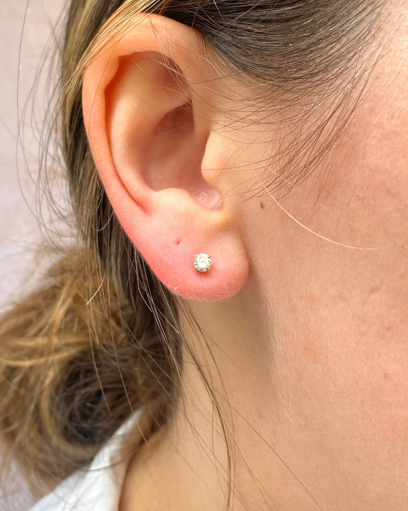 Puces Diamant 0.34 carat "Clarisse" - Elliade Paris