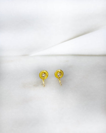 Puces Diamants 0.08 carat &quot;Sérénaïs&quot; - Elliade Paris