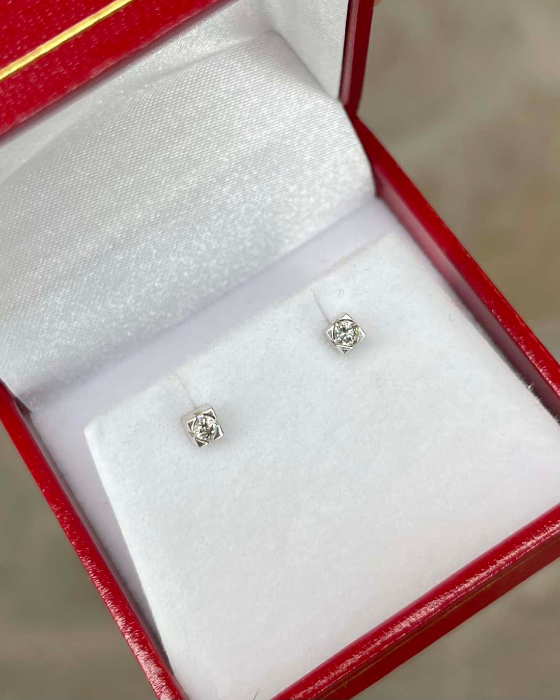 &quot;Élissa&quot; Vintage Diamond Earrings