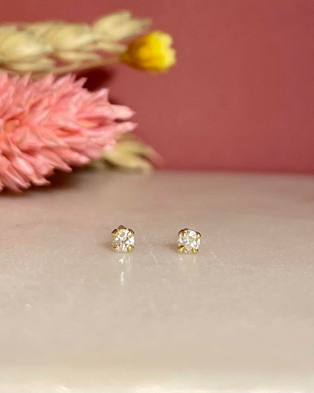Puces Vintage Diamants &quot;Héna&quot;