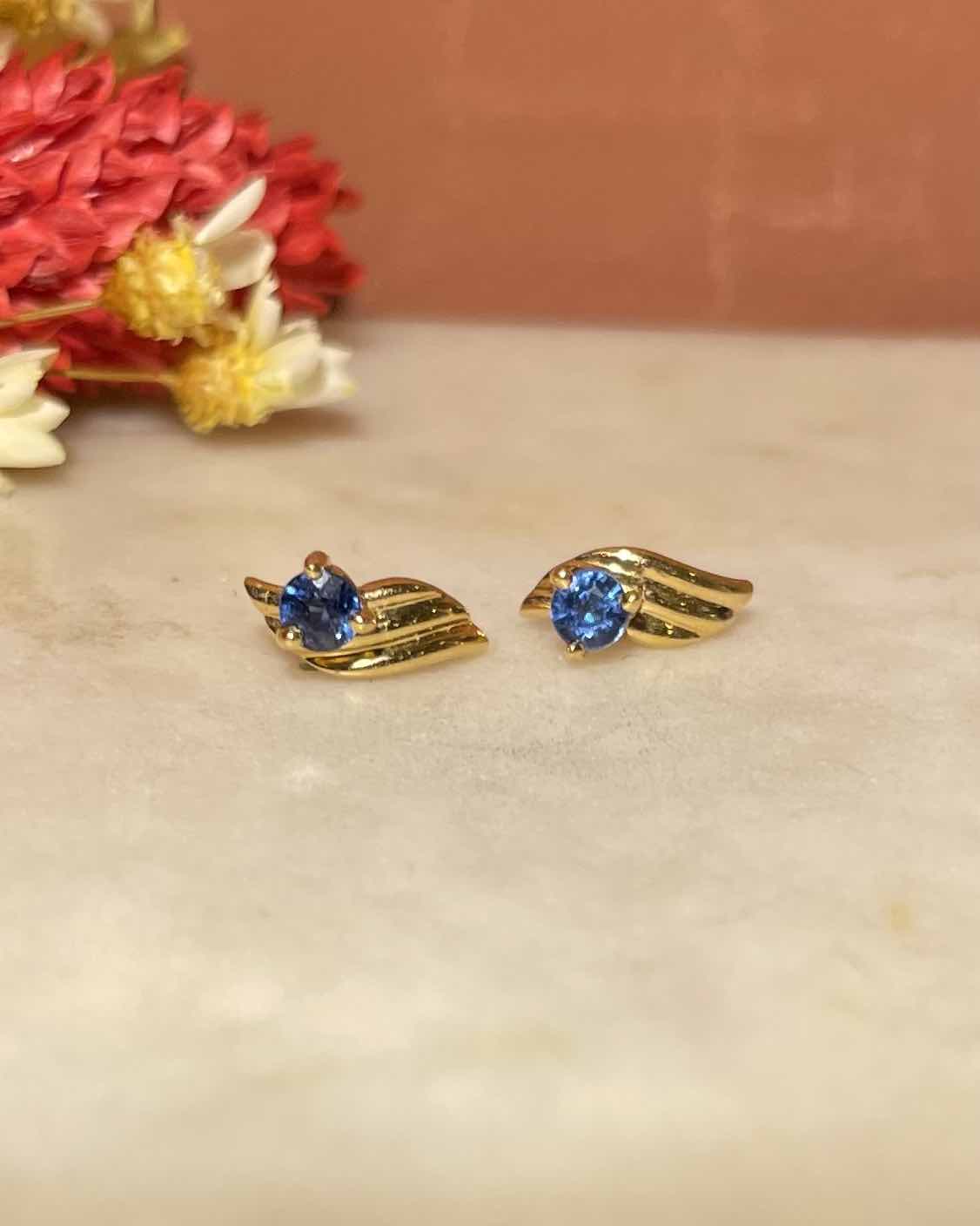 "Selma" Sapphire Earrings