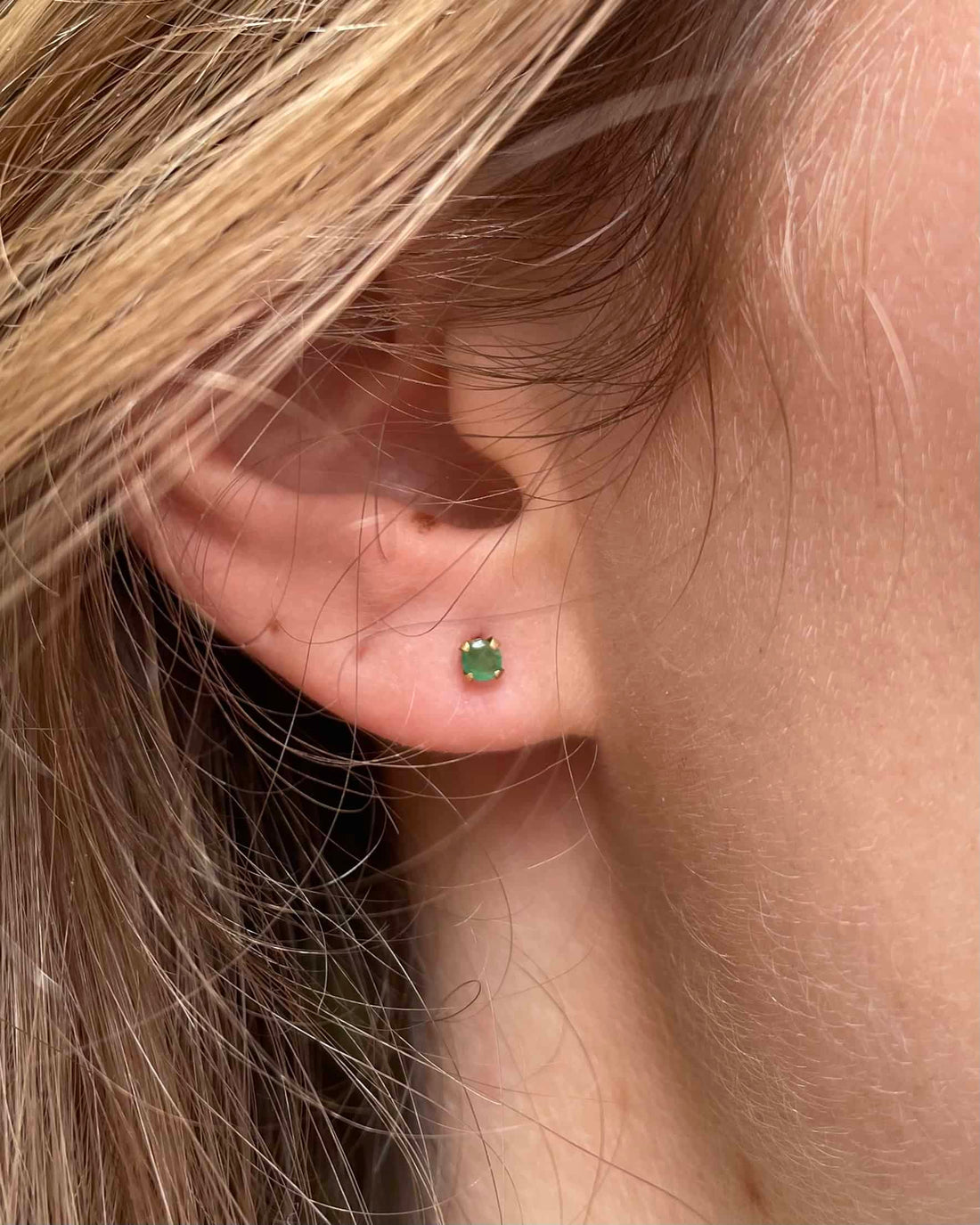 Pendientes de esmeralda "Martha"