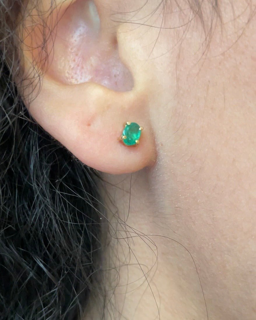 Puces Émeraudes 0.60 carat &quot;Melissa&quot; - Elliade Paris