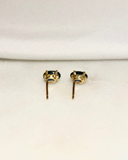 Puces Saphirs 1.20 carat &quot;Eline&quot; - Elliade Paris