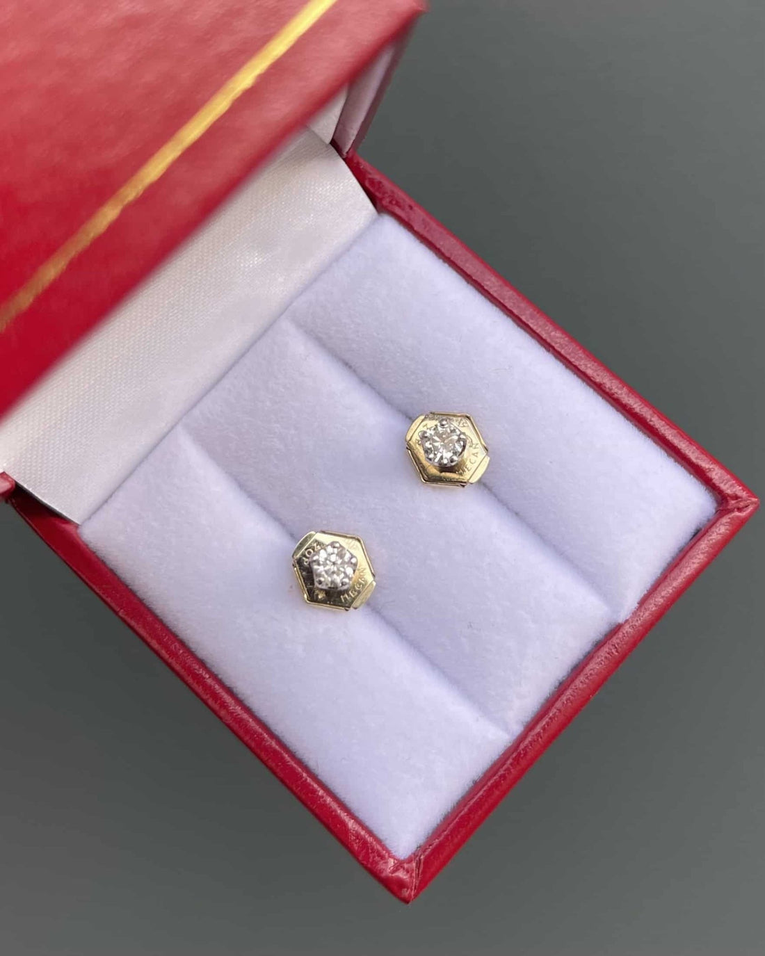 Puces Vintage Diamants 0.36 carat &quot;Polina&quot; - Elliade Paris