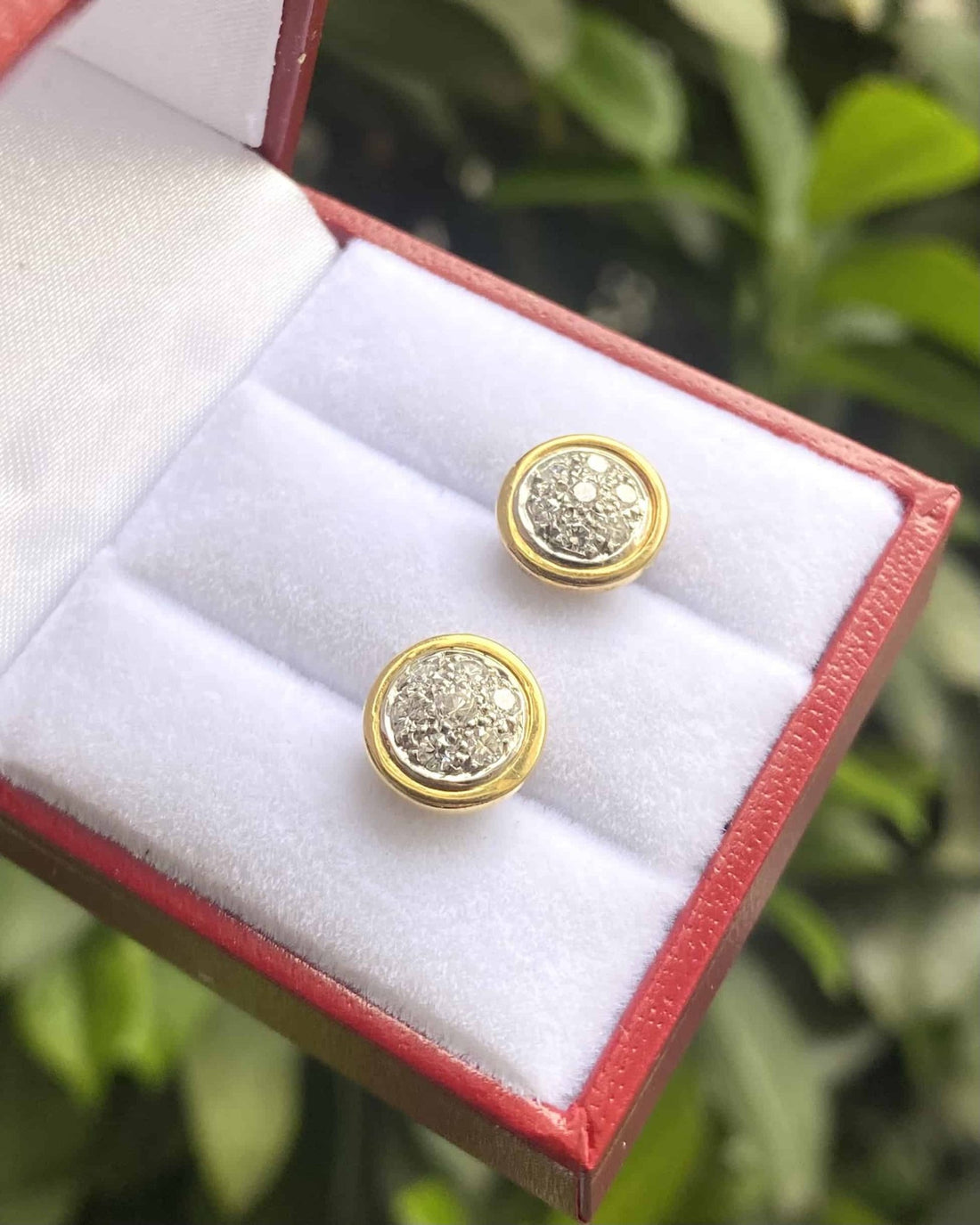 Puces Vintage Diamants 0.52 carat &quot;Astrid&quot; - Elliade Paris