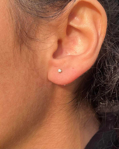 Puces Vintage Diamants &quot;Héna&quot; - Elliade Paris