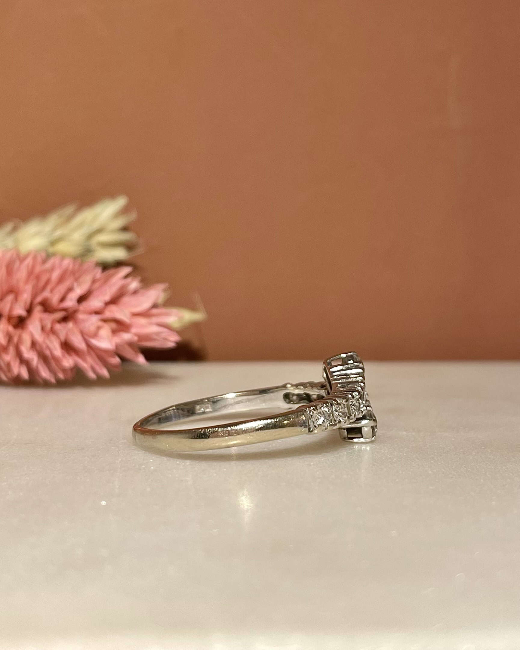 Bague Liens Diamants 0.72 carat "Leslie" - Elliade Paris