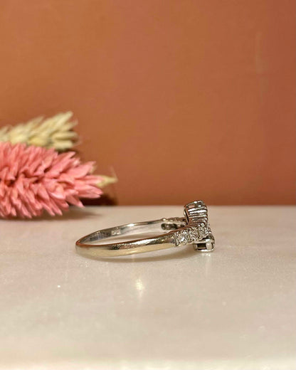 Bague Liens Diamants 0.72 carat &quot;Leslie&quot;