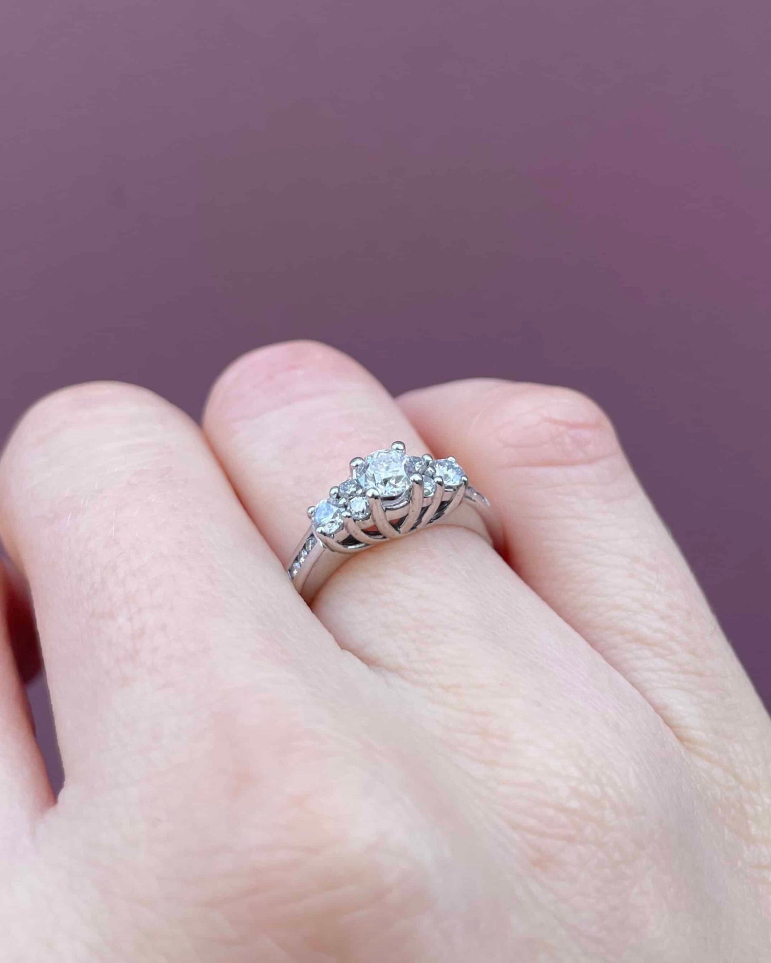 Bague Solitaire Diamants 0.69 carat &quot;Flavia&quot;