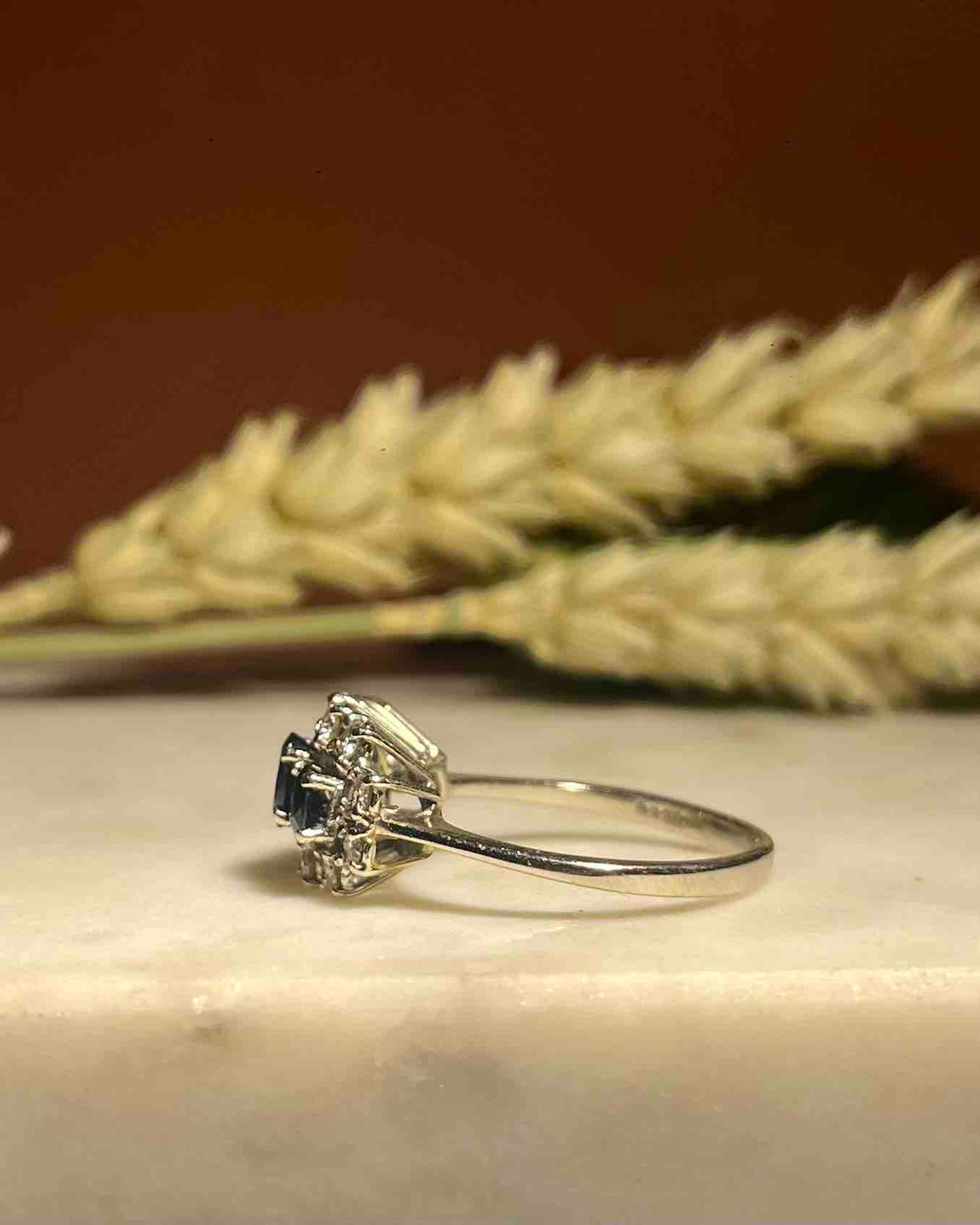 Bague Trilogie Saphirs et Diamants &quot;Juliane&quot;