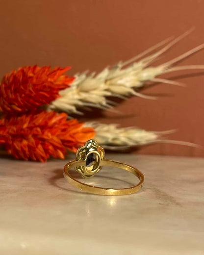 Bague Marguerite Saphir &amp; Diamants &quot;Masha&quot;