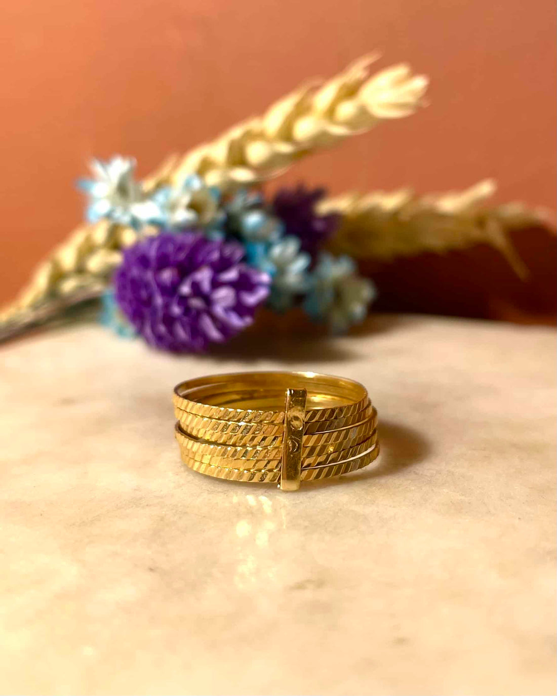 14 Carat Gold "Salomé" Weekly Ring