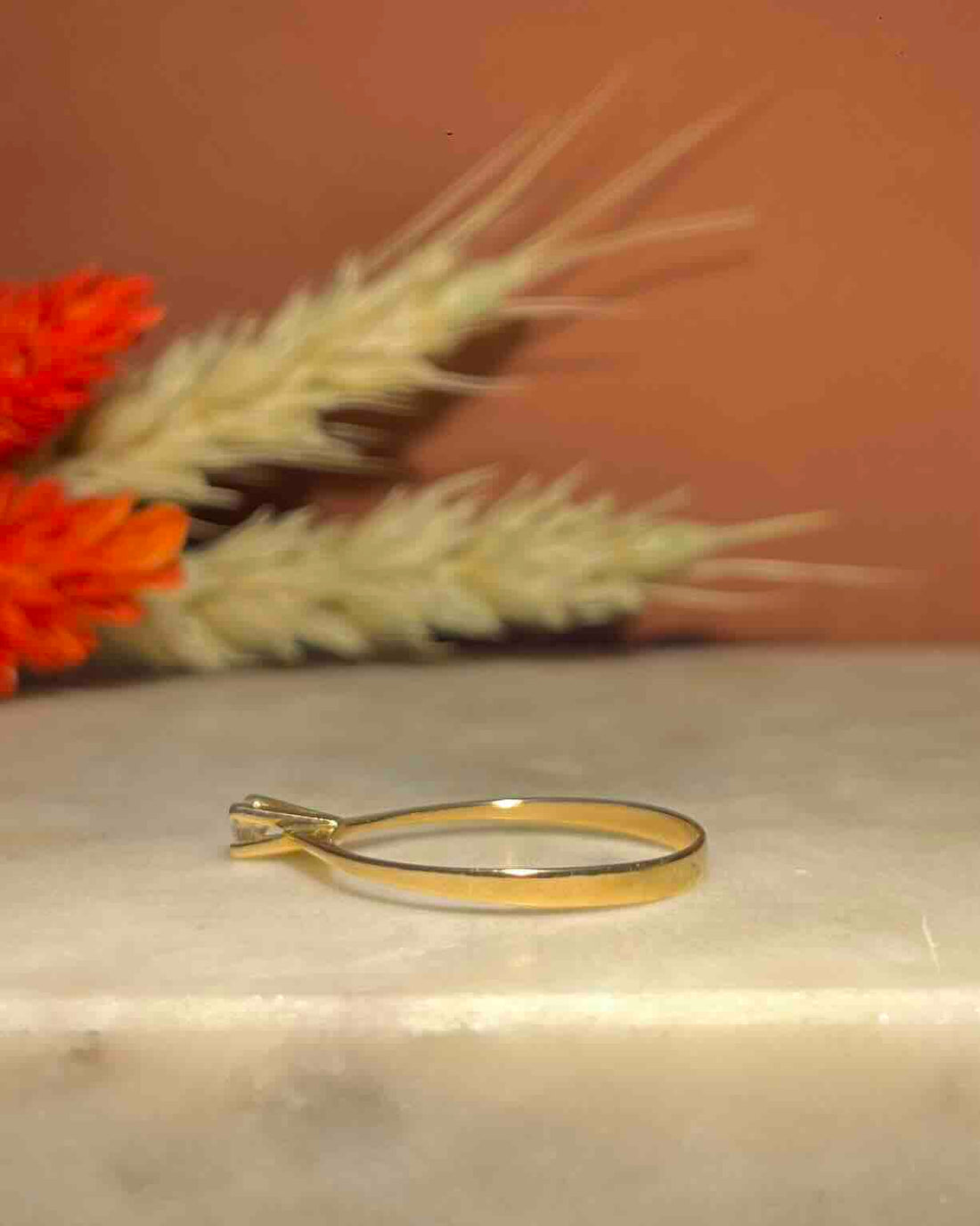 Bague Solitaire Diamant Vintage &quot;Mélyna&quot;