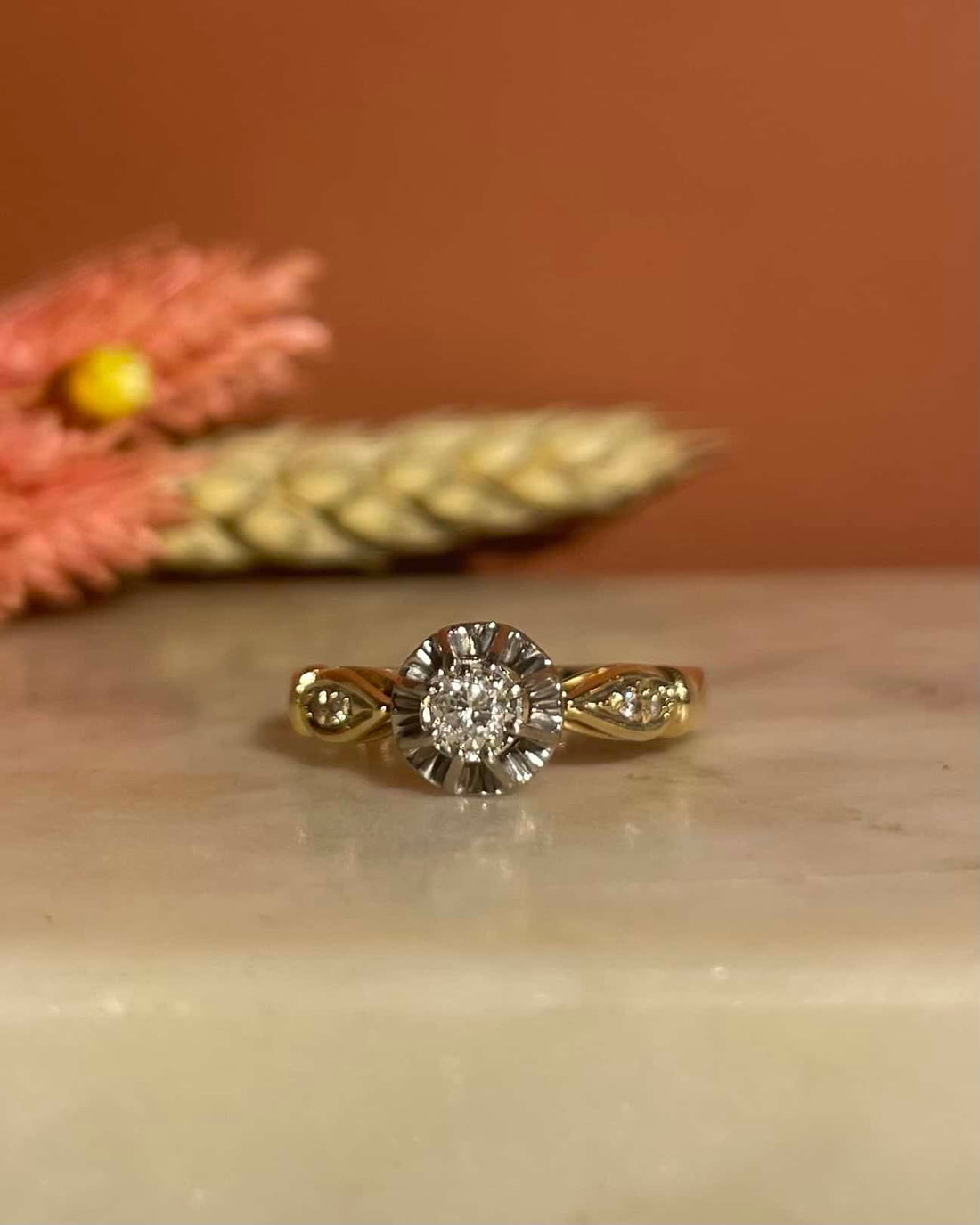 Bague Solitaire Diamants 0.21 carat &quot;Aurelie&quot;