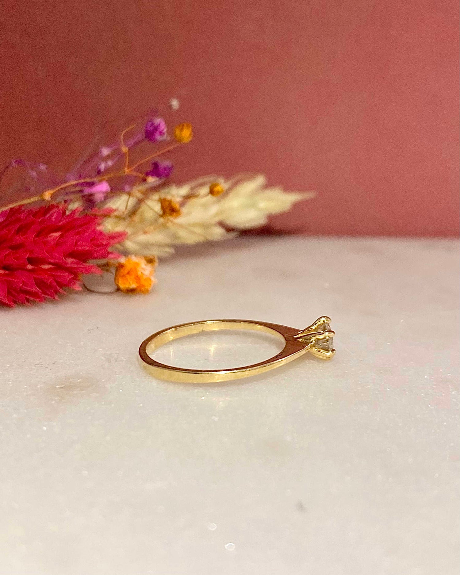 &quot;Clem&quot; 0.25 carat Diamond Solitaire Ring