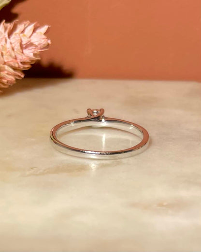 Bague solitaire diamant Vintage &quot;Allegra&quot;