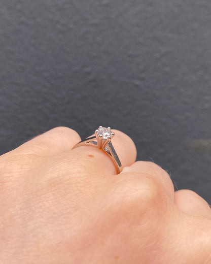 Bague Solitaire Diamant 0.42 carat &quot;Péryla&quot;