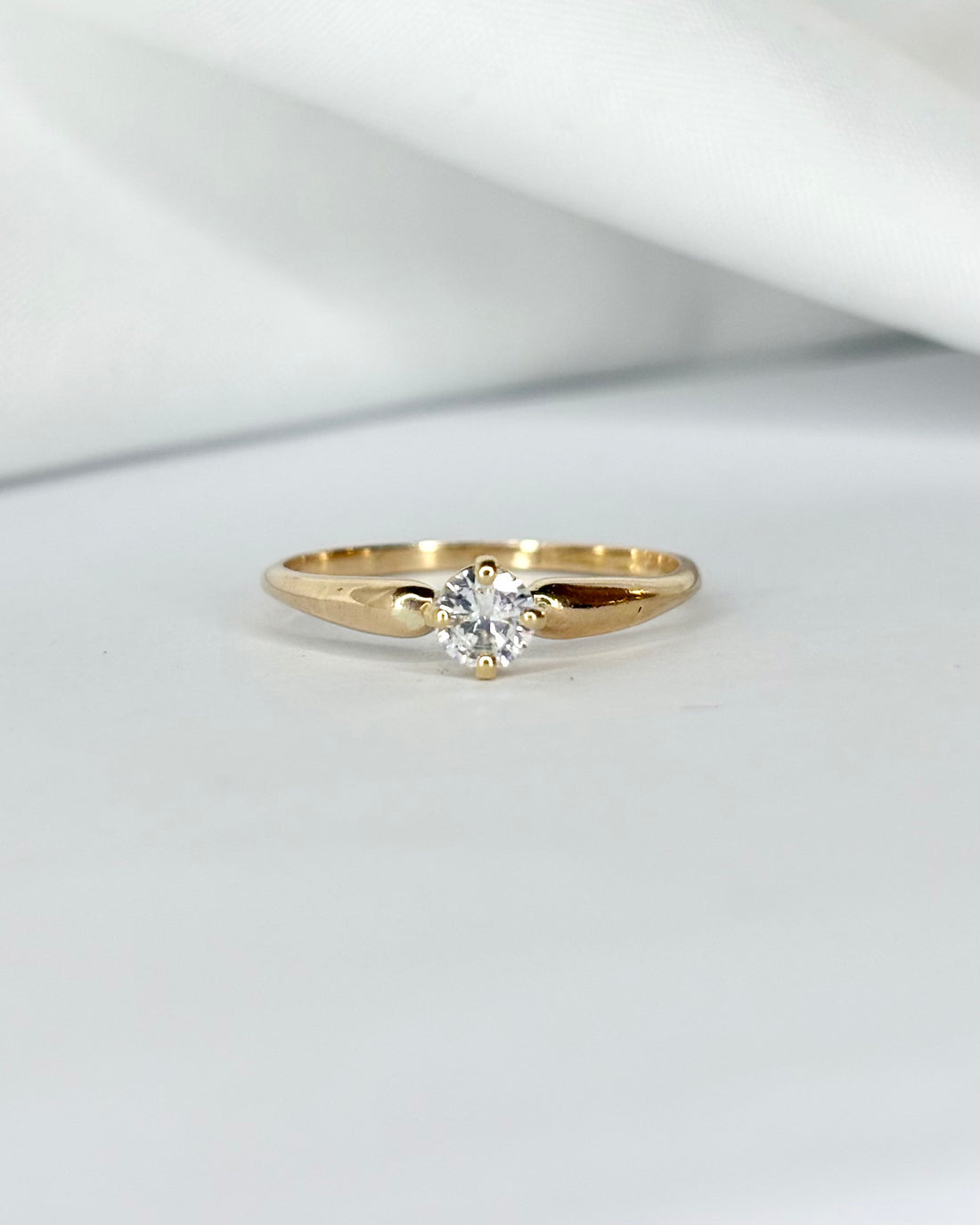 Bague Solitaire Diamant 0.20 carat &quot;Adèle&quot;