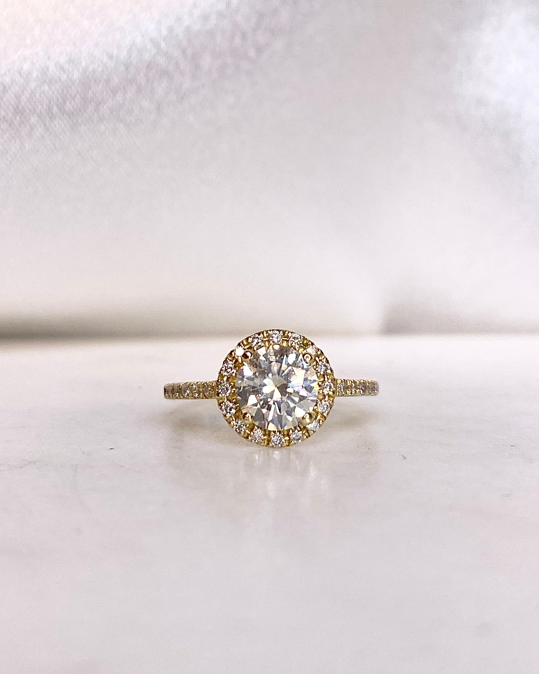 Bague Solitaire Diamants 1.28 carat &quot;Rodea&quot;