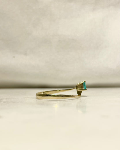 Bague Solitaire Émeraude &quot;Eliska&quot;