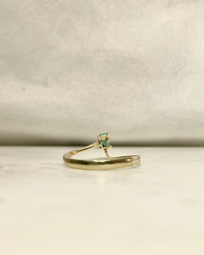 Bague Solitaire Émeraude &quot;Eliska&quot;