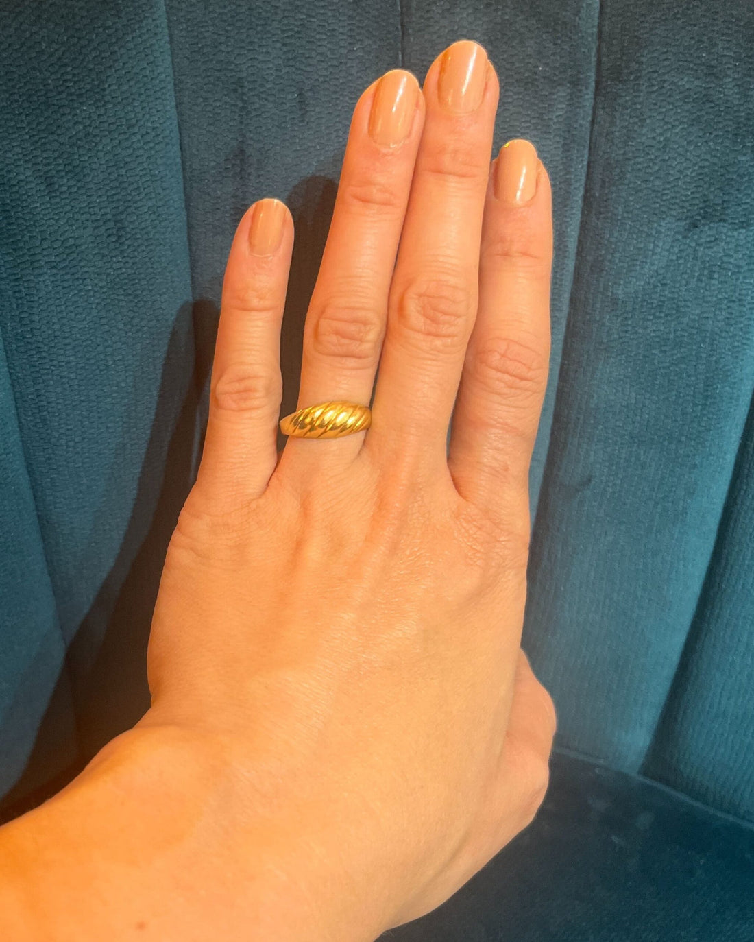 Bague Jonc Torsadée Vintage &quot;Stefany&quot;