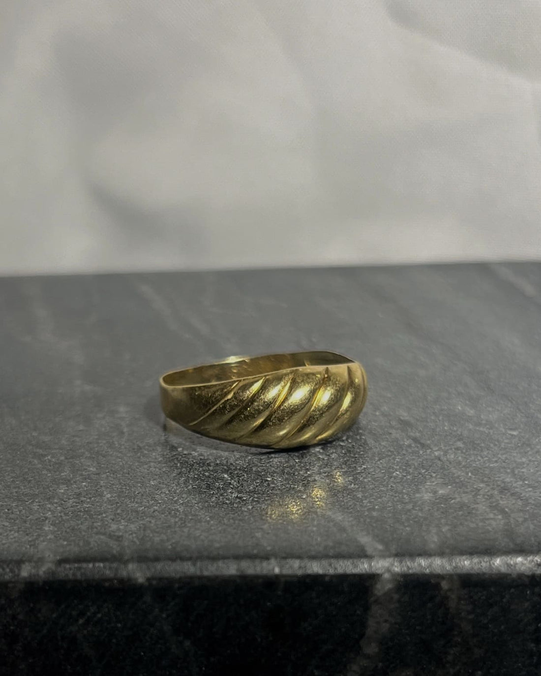 Bague Jonc Torsadée Vintage &quot;Stefany&quot;