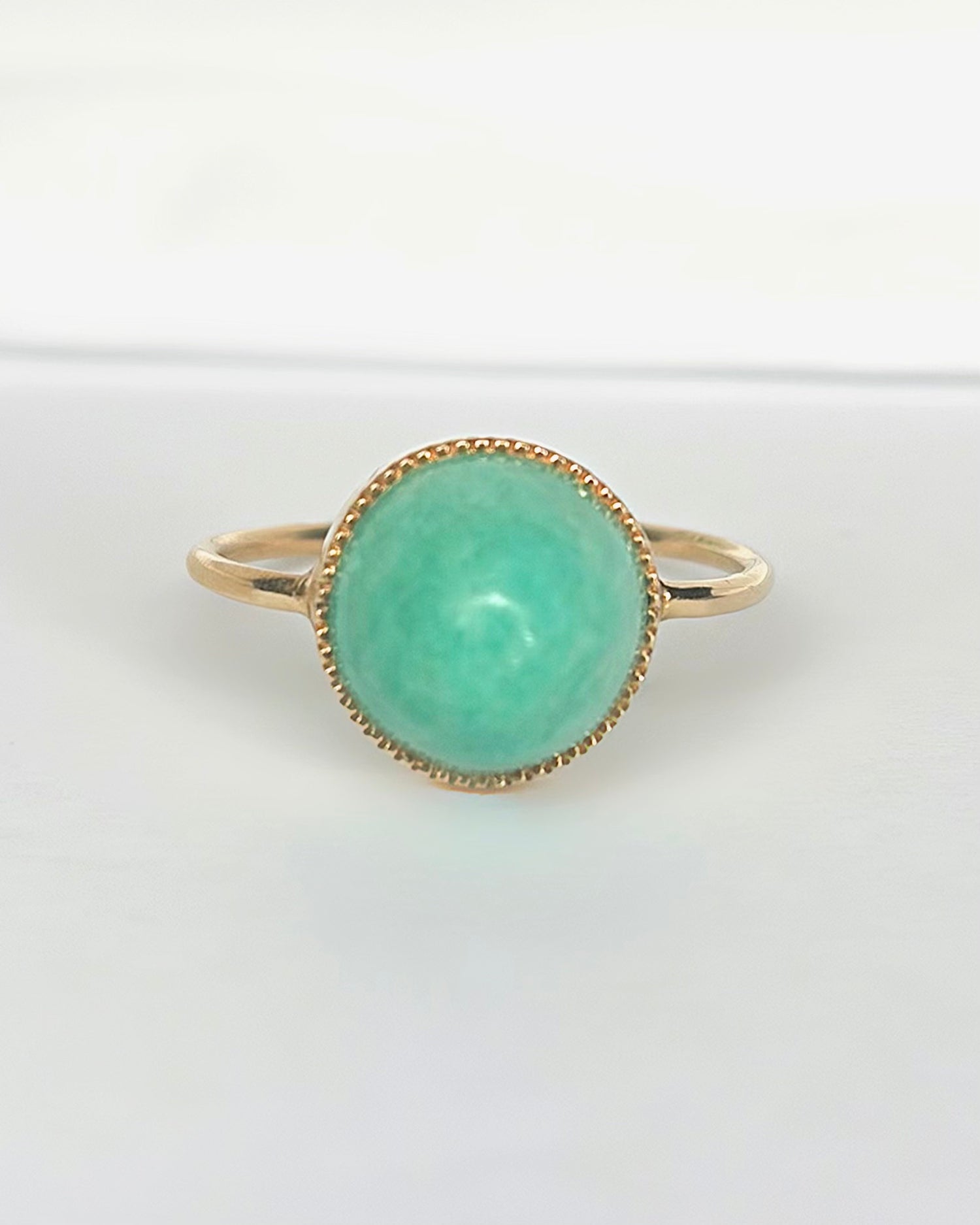 Bague Solitaire Turquoise 5.40 carats "Servane" - Elliade Paris