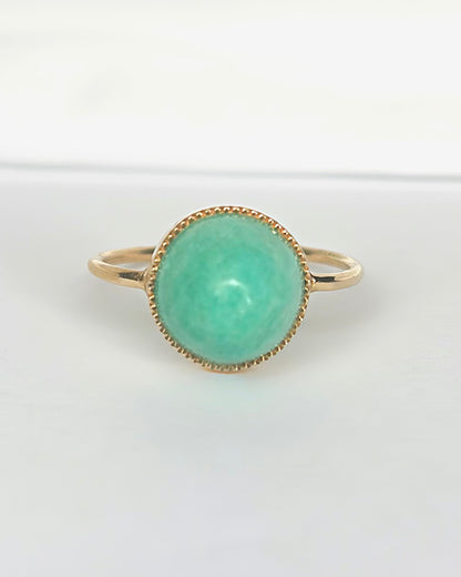 Bague Solitaire Turquoise 5.40 carats "Servane" - Elliade Paris