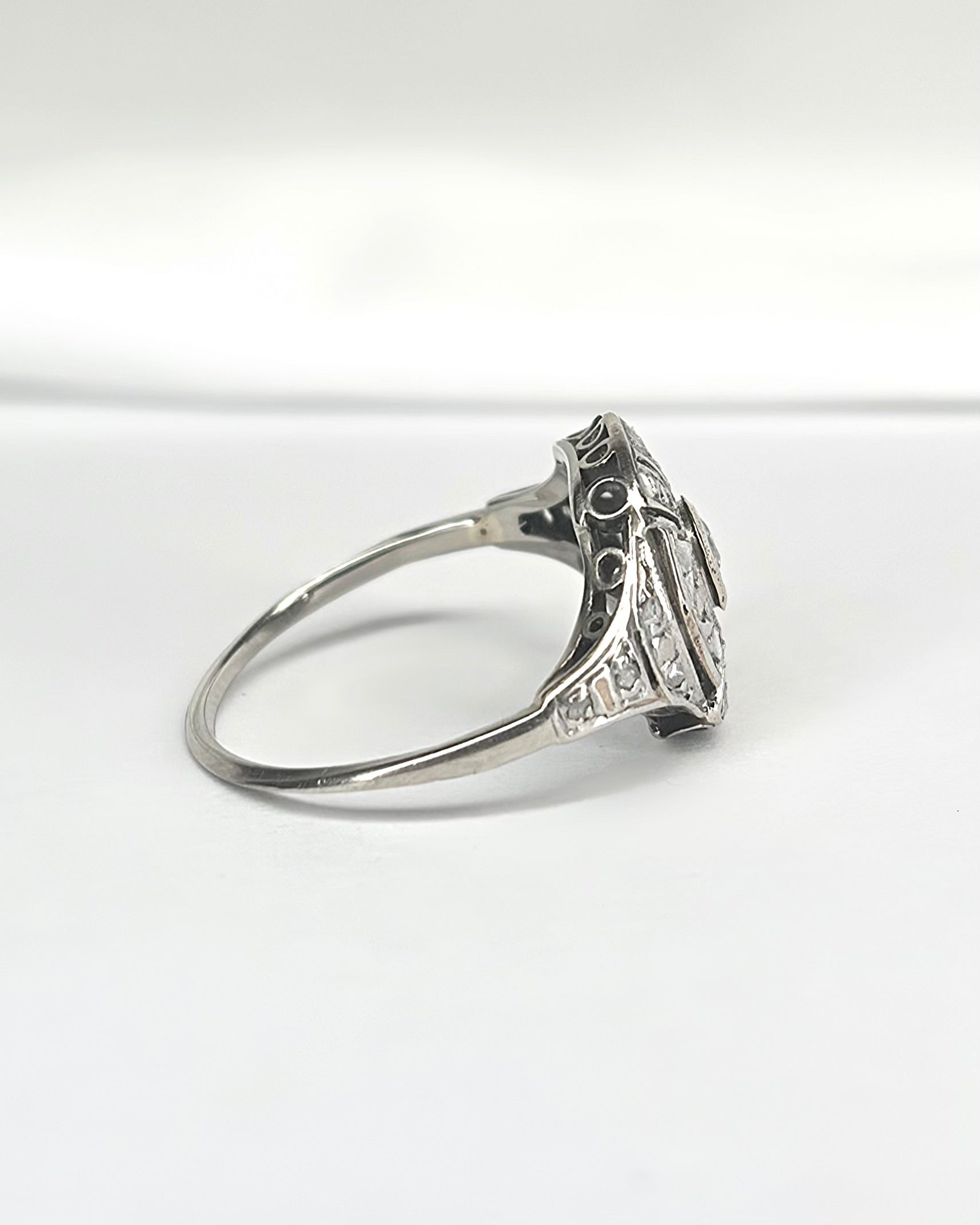 Bague Art Deco Diamants "Estelle" - Elliade Paris
