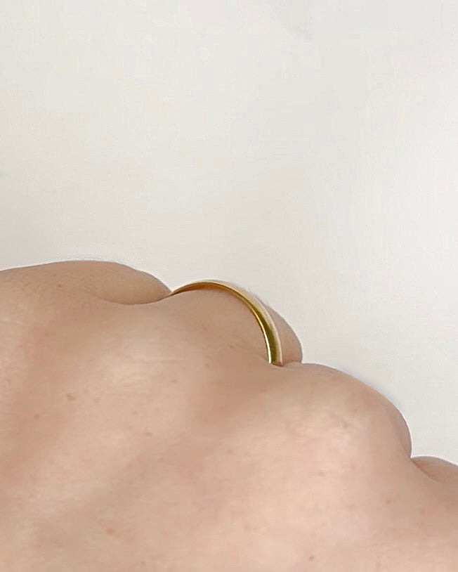 Bague Alliance Or Jaune 18 carats 3 mm "Romy"