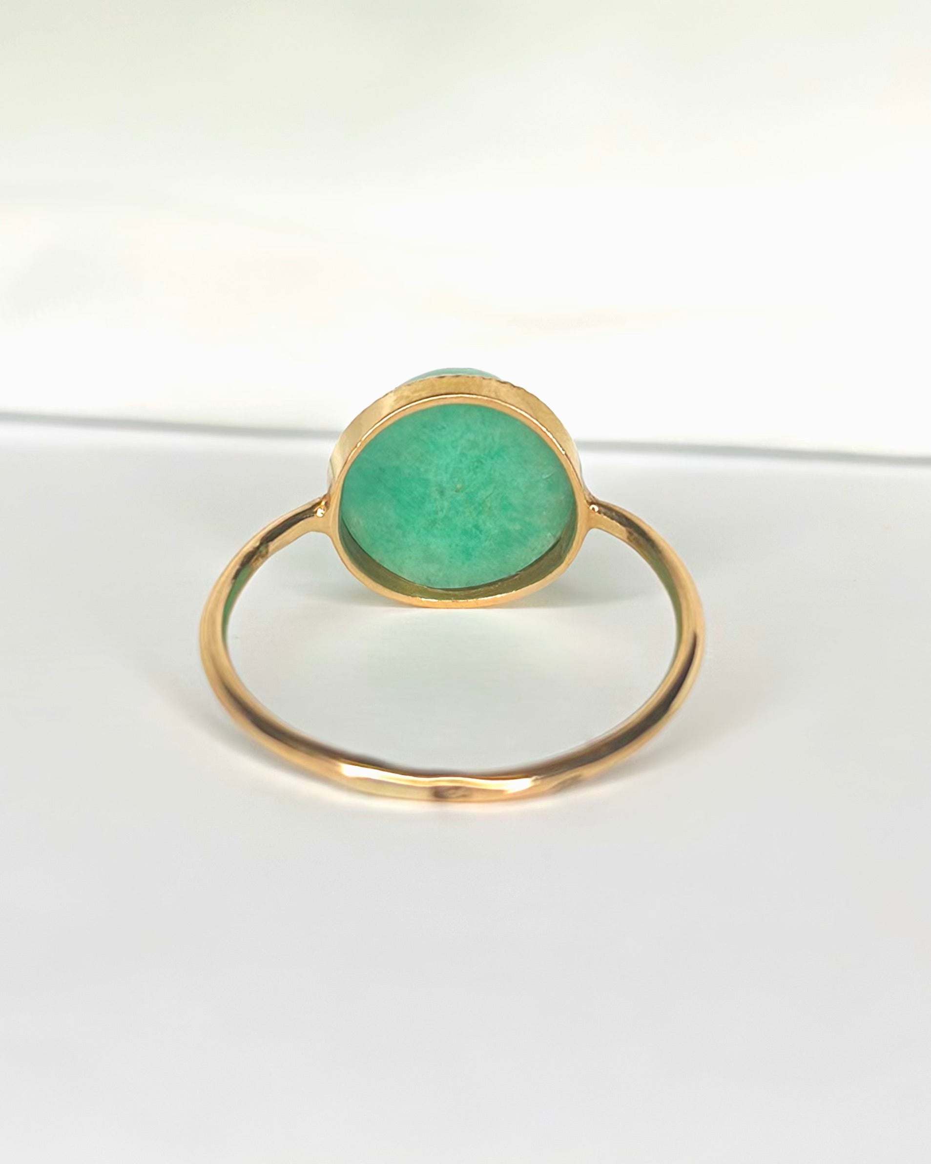 Bague Solitaire Turquoise 5.40 carats "Servane" - Elliade Paris