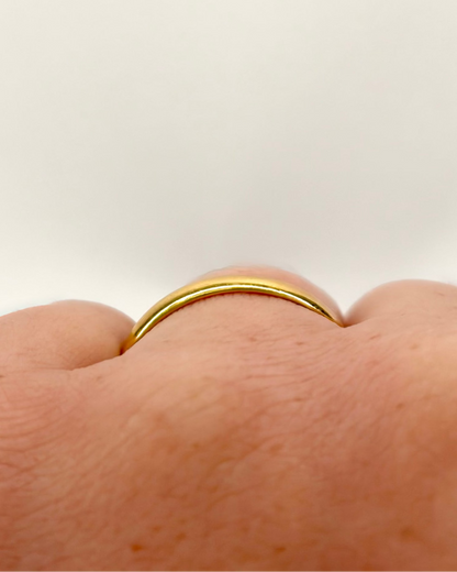 Alliance Or Jaune 18 carats 1 mm "Mireille" - Elliade Paris