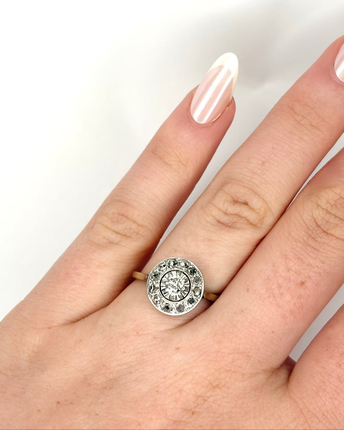 Bague Art-Déco Diamants 0.29 carat "Mylèna"