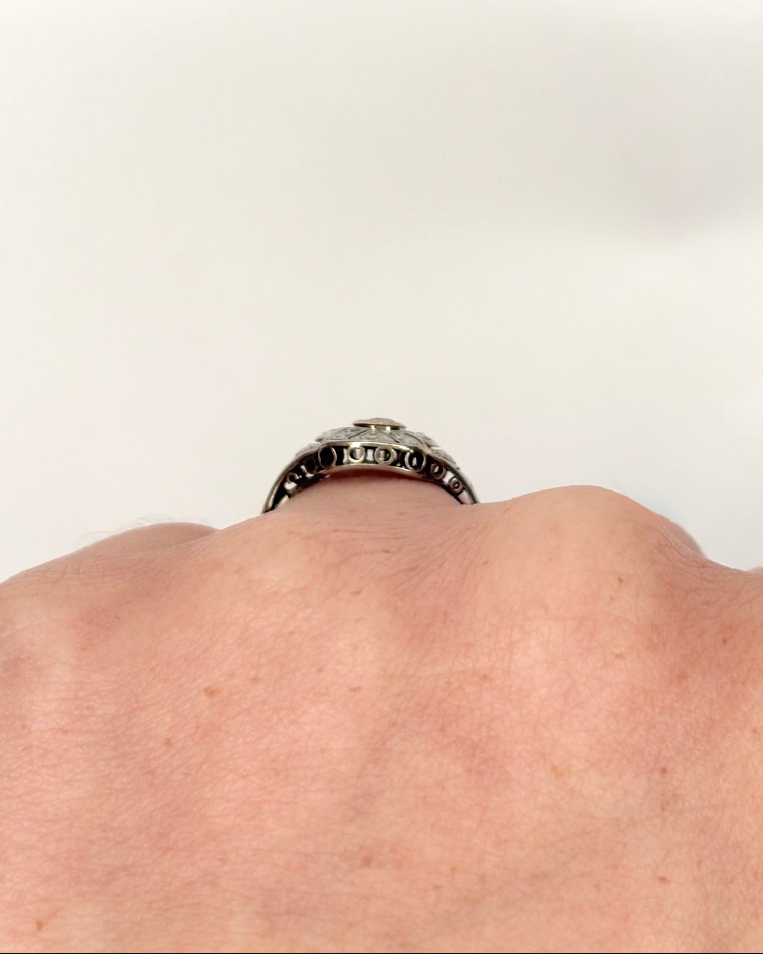 Bague Art Deco Diamants "Estelle" - Elliade Paris