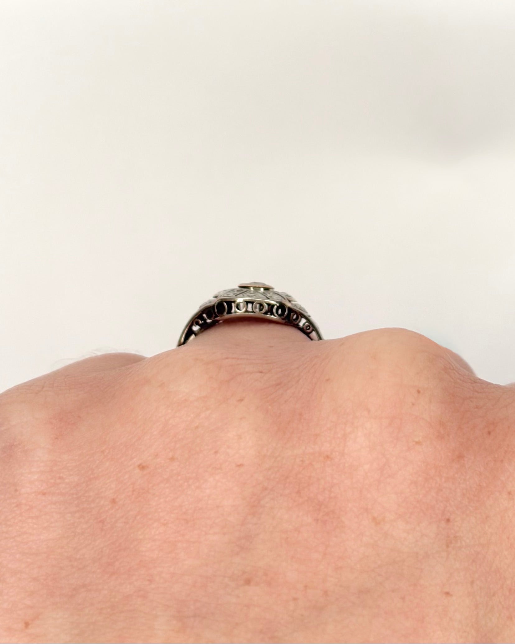 Bague Art Deco Diamants "Estelle" - Elliade Paris
