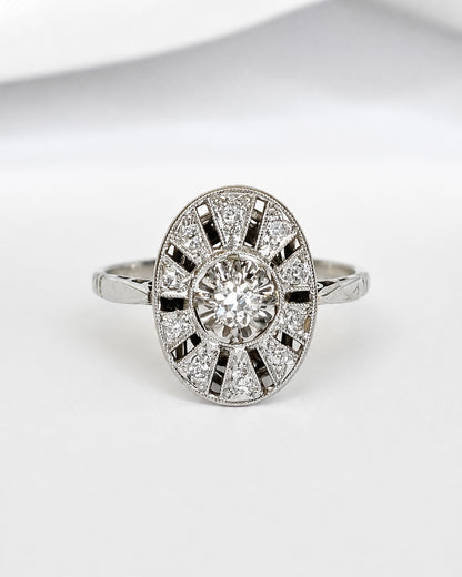 Bague Art-Déco Diamants "Rima" - Elliade Paris