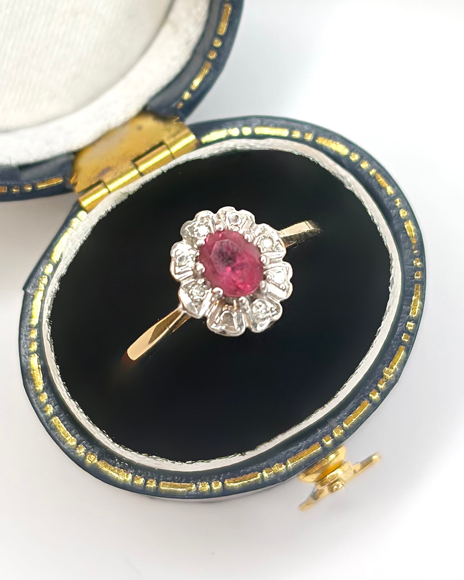 Marguerite Tourmaline 0.40 Carat &amp; Diamonds Ring "Naya"