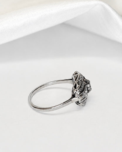 Bague Style Art-Déco Diamants 0.20 carat "Michaela"
